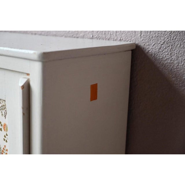 Vintage Bohemian Highboard Chest of Drawers with Sliding Doors, 1950s For Sale - Image 16 of 18