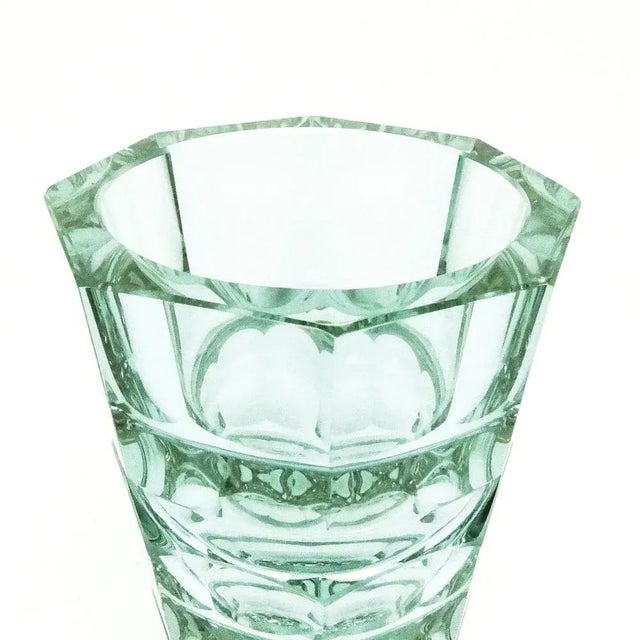 Glass Art Deco Alexandrite Vase from Moser, Czechoslovakia, 1930s For Sale - Image 7 of 10
