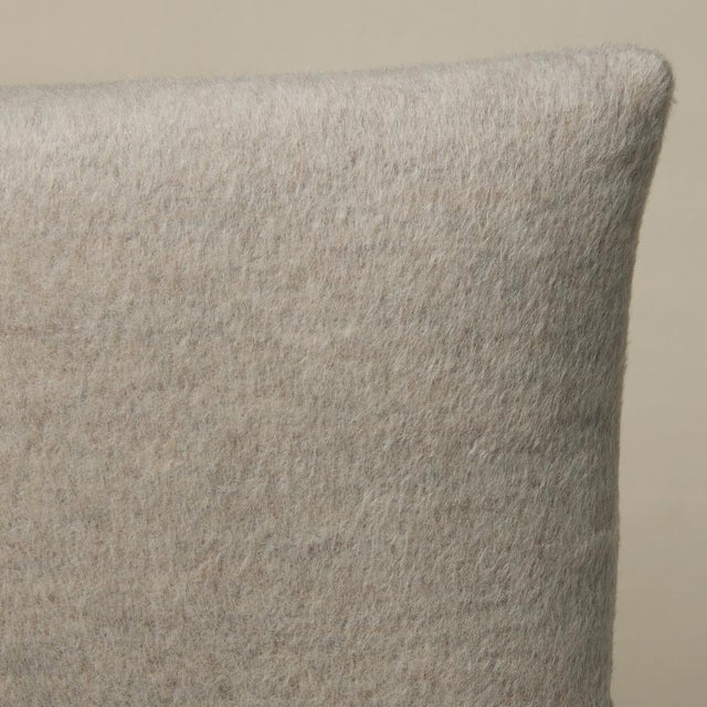 This pillow features Dixon Mohair Weave with a knife edge finish. With a brushed and felted finish, this mohair weave has...