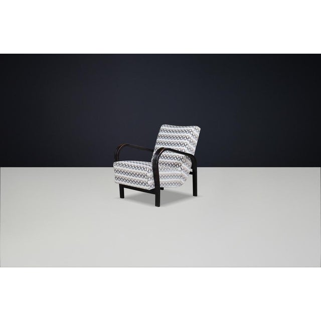 1930s Czech Lounge Chair by Koželka & Kropáček – 12 Available for Bespoke Projects A rare opportunity to acquire a curated...