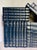1988 Complete World Book Encyclopedia 24 Volume Set With Dictionary in Navy Blue & Gold For Sale - Image 4 of 9