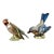 1950s Jens Peter Dahl-Jensen Danish Bird Sculptures Figurines Pair For Sale