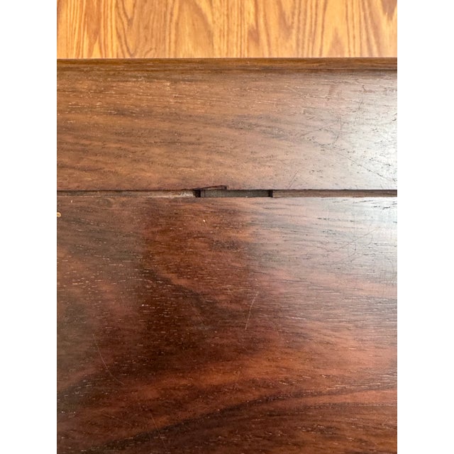 Vintage Asian Modern Traditional Ming Style Solid Wood Accent Side Table For Sale - Image 10 of 12