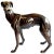 Bronze Life-Sized Italian Bronze Whippets Greyhounds - a Pair For Sale - Image 8 of 12
