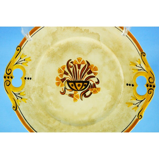 Small Antique Ceramic Serving Dish Tray by Creil Et Montereau, 1890s For Sale - Image 6 of 18