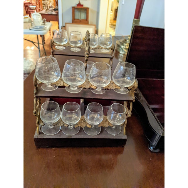 Wood Late 19th Century Napoleon III Tantalus For Sale - Image 7 of 12