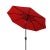 Contemporary Outdoor UV Resistant Ortega 9 ft Auto Tilt Crank Umbrella - Red For Sale - Image 3 of 5