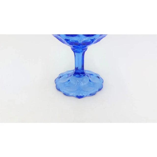 Boho Chic Blue Cups from Ząbkowice, Poland, 1970s, Set of 5 For Sale - Image 3 of 8