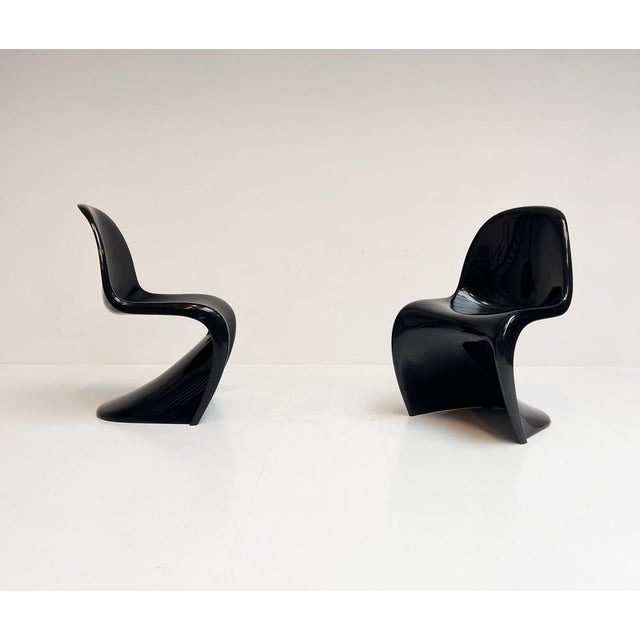 Vitra Herman Miller Collection Panton Chairs by Verner Panton for Vitra, 1970s, Set of 2 For Sale - Image 4 of 16