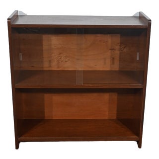 Glass Bookcase by D. Rozaffy, 1960s For Sale
