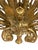 Vintage Brass Fireplace Peacock Folding Fan Screen For Sale - Image 4 of 12