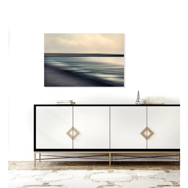 This contemporary photography seascape has warm colour at dusk, at the Pacific Ocean. "My love of the ocean captures...
