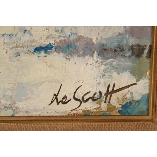 Parisian Winter Scene Painting For Sale - Image 12 of 13