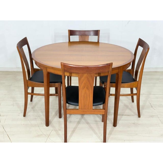 Vintage Dining Chairs in Teak by Albin Johansson, Set of 4 For Sale - Image 11 of 13