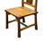 Sienna Zen Oriental Straight Legs Bars Backrest Solid Wood Chair For Sale - Image 8 of 9