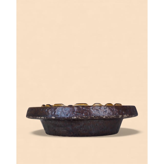 Fat Lava Ashtray with Cracked Glass from Massive, 1960s For Sale - Image 4 of 10