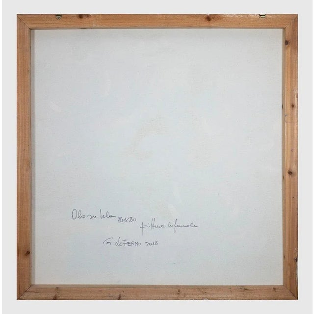 Giorgio Lo Fermo, Spots, Oil on Canvas, 2018 For Sale - Image 3 of 4