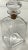 Mid-Century Modern Vintage Glass Decanter Signed Italy For Sale - Image 3 of 4