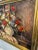Red Impressionist Vintage Floral Still Life Oil on Canvas Painting For Sale - Image 8 of 12