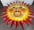 Paint Monumental Signed Sergio Bustamante "Un Hombre con Bigote" Smiling Sun Sculpture For Sale - Image 7 of 18