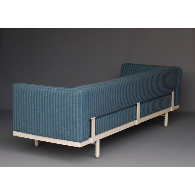 Mid-Century Dutch Steel and Wool Sofa Bed, 1960s For Sale - Image 6 of 18