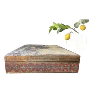 Large Vintage Florentine Box Made in Italy For Sale