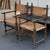 This is a wonderful pair of 19th century French Louis XVIII style carved walnut bobbin turned arm chairs with rush seats...