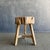 Vintage Elm Wood Chop Block Table For Sale - Image 4 of 8