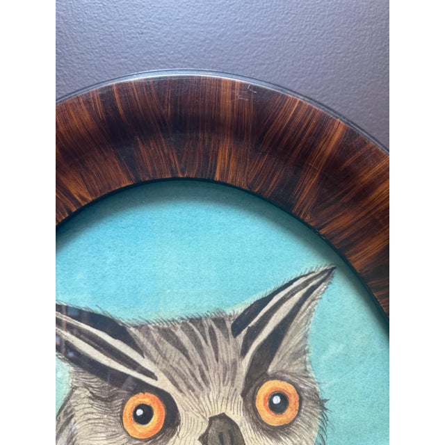 Wood Owl Framed Print For Sale - Image 7 of 10