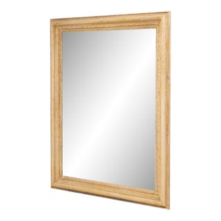 19th Century France Tan Wood Mirror For Sale