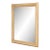 19th Century France Tan Wood Mirror For Sale