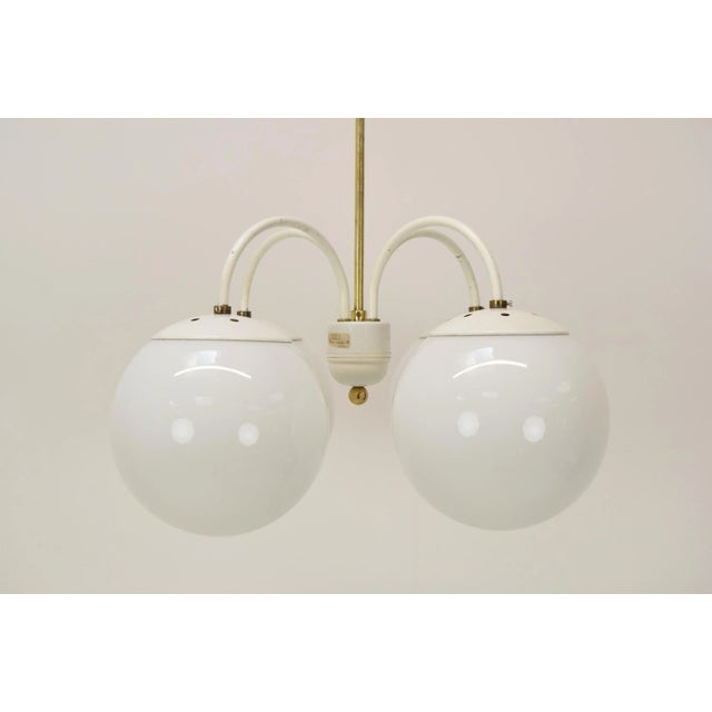 Metal Mid-Century Chandelier by Kamenicky Senov, 1960s For Sale - Image 7 of 14