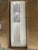 Straight arms hold metal, vertical clear glass shades. Width 20" Rating Damp Rated Shade Details Glass Clear Height 4.5"...