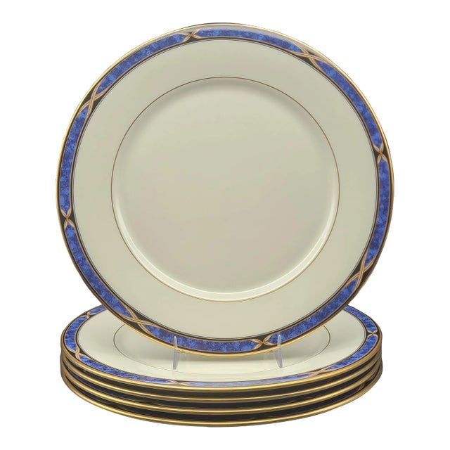 Vintage Lenox Mountain View Dinner Plates - Set of 5 For Sale