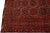 Vintage Turkmen Handmade Geometric Persian Wool Rug With Terracotta Color For Sale - Image 4 of 9