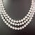 Fine Quality Japanese Saltwater Akoya Pearl Diamond Necklace 49" 18k White Gold 7 mm Certified $5,950 307927 This is a One...