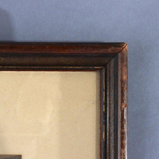 Paper Antique Wallace Nutting Print “An Elaborate Dinner” Signed C1900 For Sale - Image 7 of 7