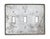 Traditional Reclaimed Black Greek Key Gang Light Switch Plate For Sale - Image 3 of 4