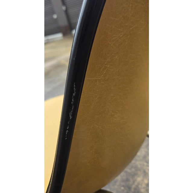 Black and Ochre Herman Miller Chairs- Set of 10 For Sale - Image 12 of 14