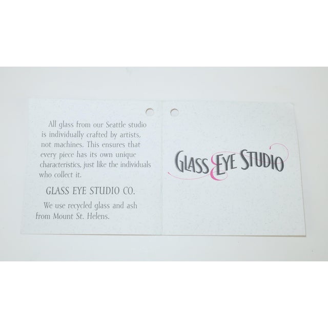 Glass Eye Studio Art Glass Christmas Holiday Ornaments, Set of 3 For Sale - Image 9 of 10