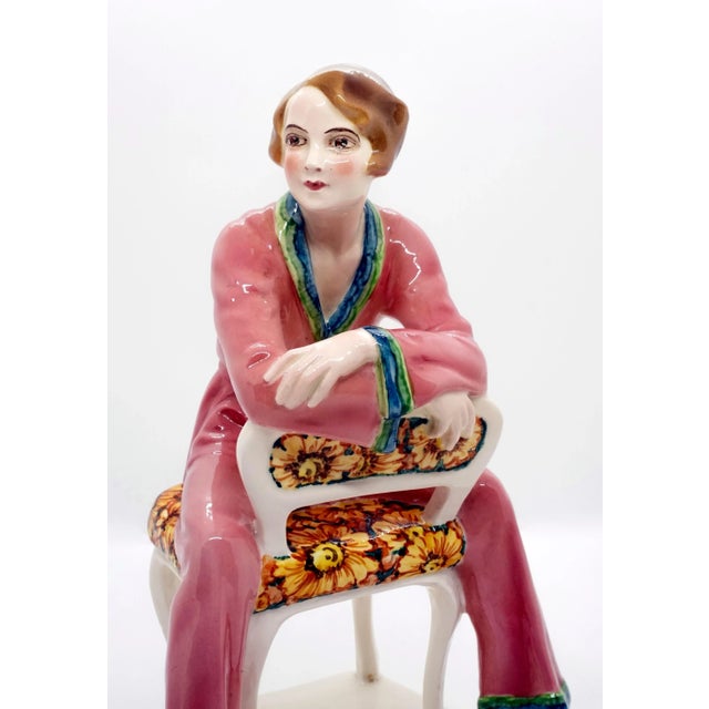 Art Deco Pyjamas Figurine by Josef Lorenzl, 1930 For Sale - Image 6 of 8