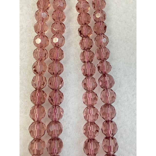 Heidi Daus Art Deco Lavender Swarovski Crystal Signed Necklace New W/ Box Retired For Sale - Image 4 of 12