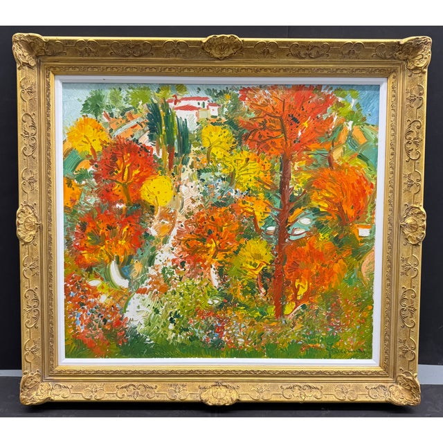 Athos Faccincani (1951 - ) oil on canvas, 31 x 35 ins., ca. 1980s displayed in a gilded 3"+ wood gesso frame Athos...