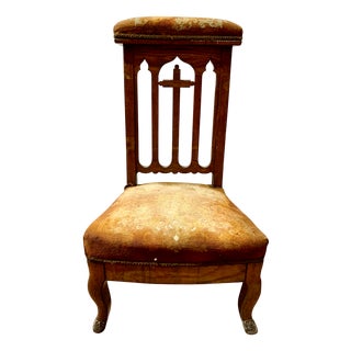 19th Century Oak Prie-Dieu Chair For Sale