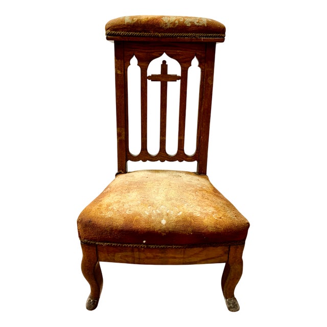 19th Century Oak Prie-Dieu Chair For Sale