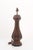 English Pair of Early 20th Century Mahogany Trestle Lamps - England For Sale - Image 3 of 10