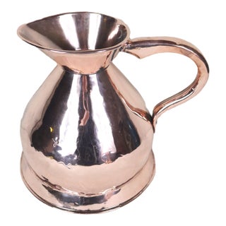 Late 19th Century English Copper Serving Jug For Sale