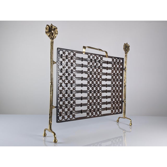 Bronze and Wrought Iron Spark Flask by David Marshall, 1970s For Sale - Image 16 of 16