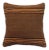 Brown & Orange Striped Kilim Pillow For Sale