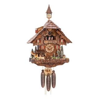 Black Forest Cuckoo Clock - Chalet Style - Musical Grande *** For Sale
